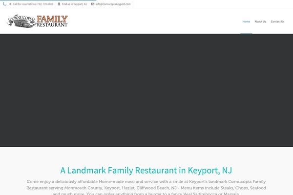 Highend theme site design template sample