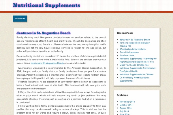 Retro-fitted theme site design template sample