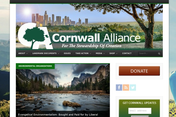 cornwallalliance.org site used Fearless