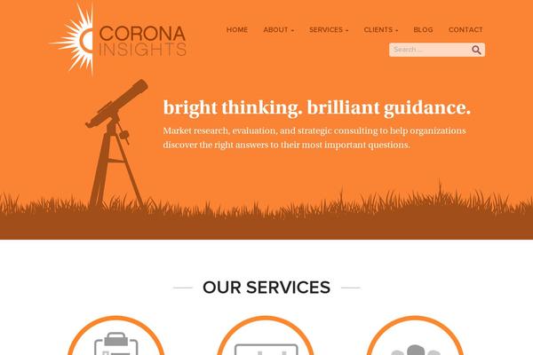 coronainsights.com site used Corona-insights