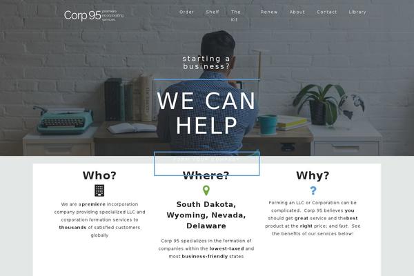 Astrid theme site design template sample