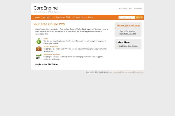 corpengine.com site used Love-the-orange.1.5
