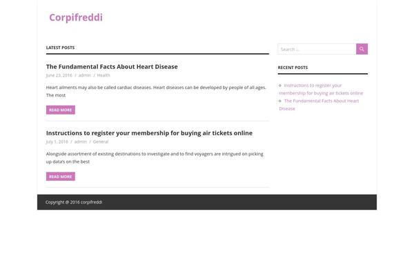 Pink Touch 2 theme site design template sample