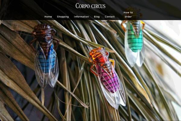 Corpo theme site design template sample