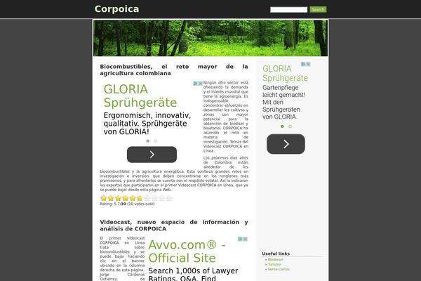 RCG Forest theme site design template sample