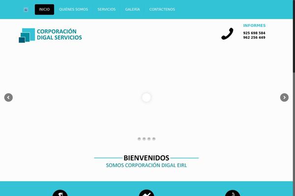 Dm theme site design template sample