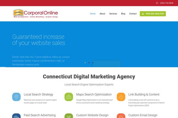 corporalonline.com site used Corporalonline