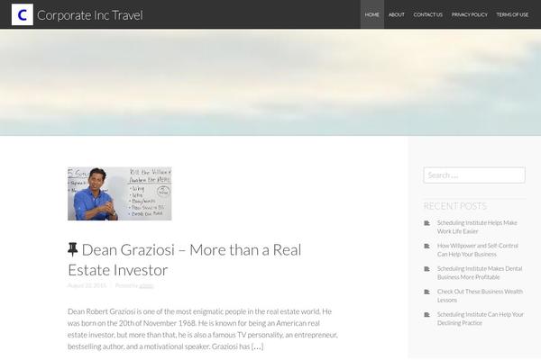 Business Leader theme site design template sample