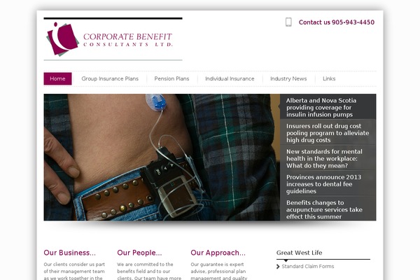 InfoWay theme site design template sample