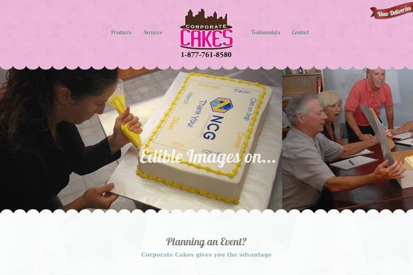 Sweet-cake theme site design template sample