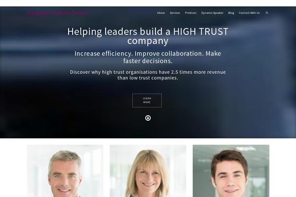 Dante theme site design template sample