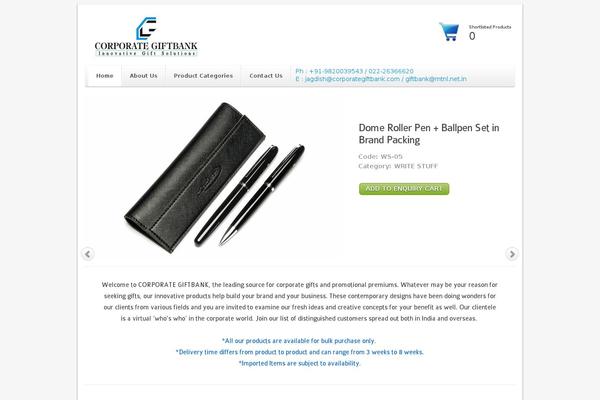 iCarus theme site design template sample