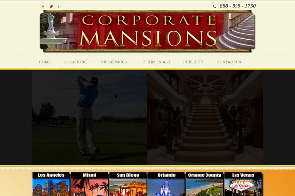 corporatemansions.com site used Bachus