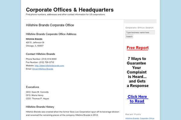 corporateofficehq.com site used Eleven40 Pro