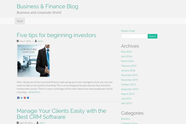 Flat Bootstrap theme site design template sample