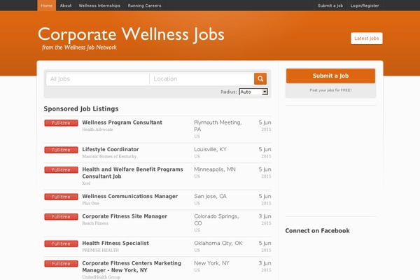 Jobroller theme site design template sample