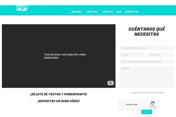 Site using Mdirector-newsletter plugin