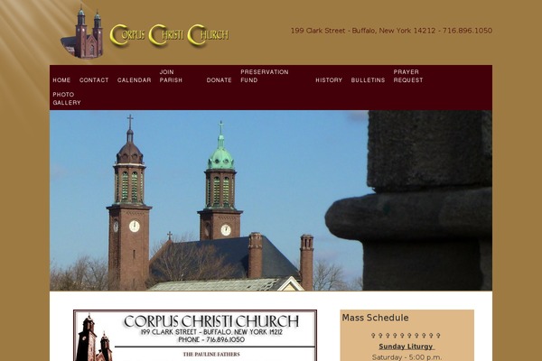 Church theme site design template sample