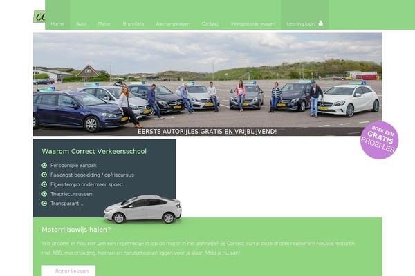 correctverkeersschool.nl site used Handyframework