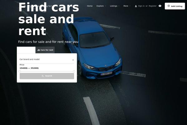 My-listing theme site design template sample