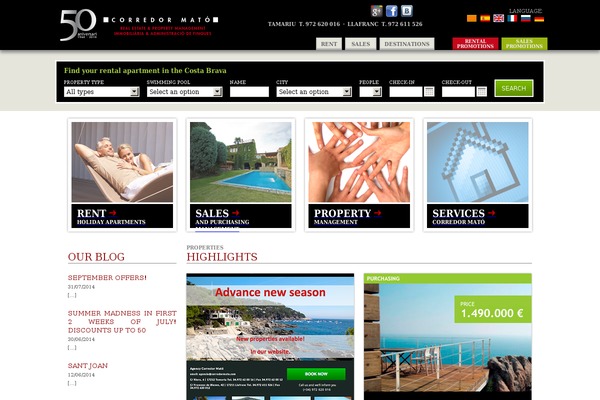 News theme site design template sample