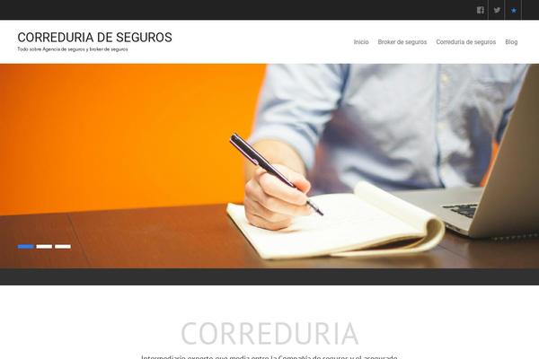Corporate Lite theme site design template sample
