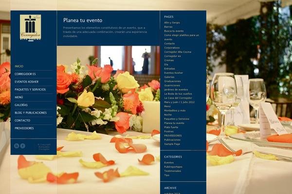 Flashlight theme site design template sample