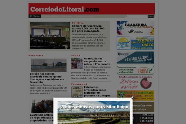 Publisher-child theme site design template sample