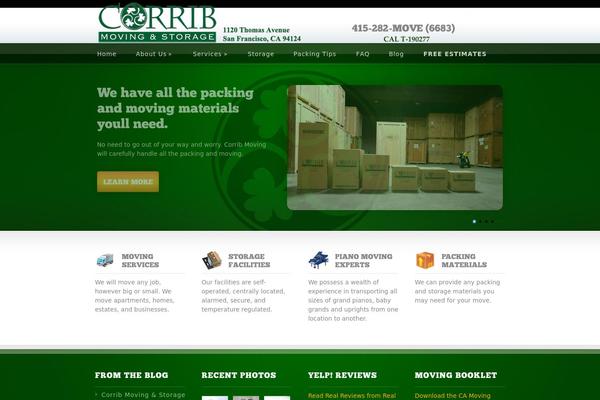corribmoving.com site used Entrepeneur