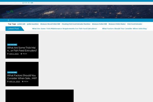 News Live theme site design template sample