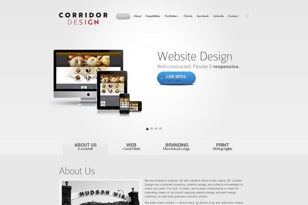 Nova theme site design template sample