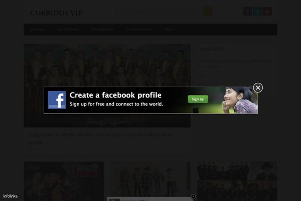 SociallyViral theme site design template sample