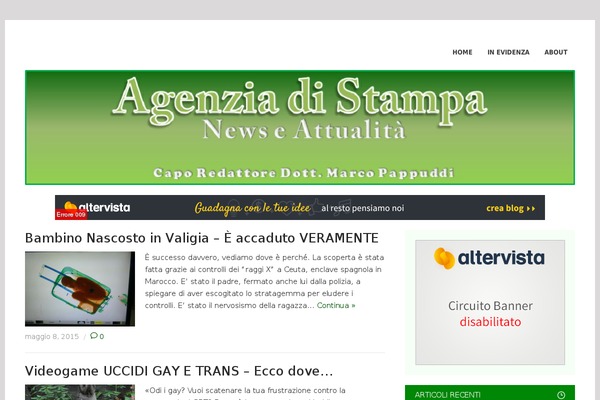 Altervista Theme theme websites examples