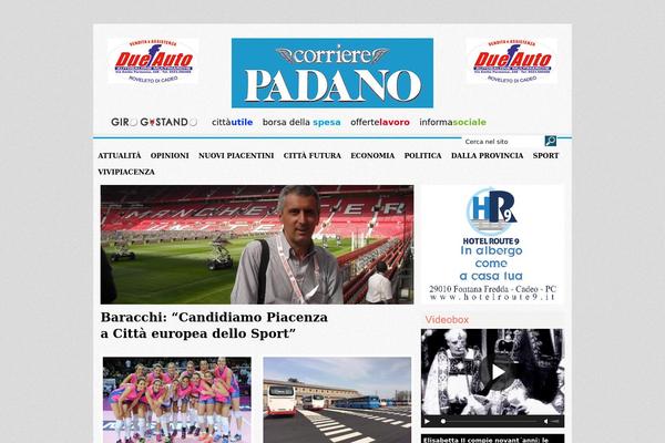 Reporter theme site design template sample