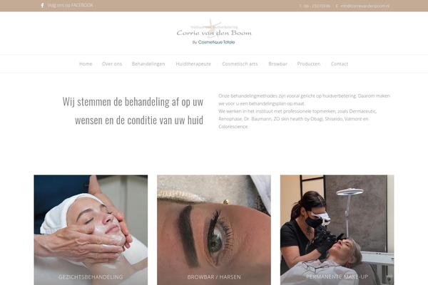 Beautypack theme site design template sample