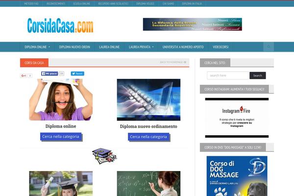 NovoMag theme site design template sample