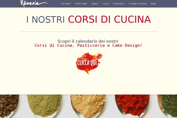 corsidicucinareverie.it site used Ego