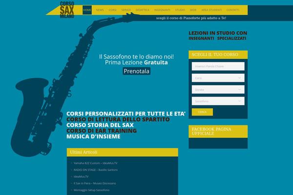 My College theme site design template sample