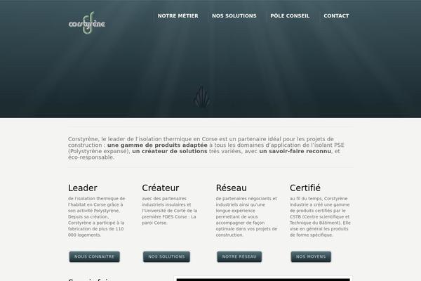 Karma theme site design template sample