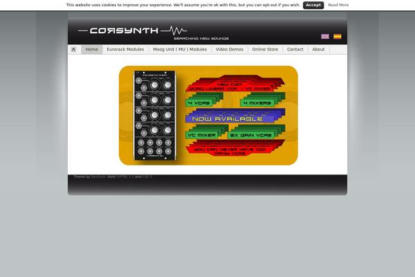 iNove theme site design template sample