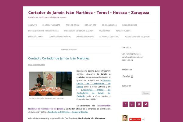HoneyPress theme site design template sample