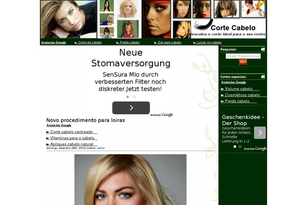 Green-light theme site design template sample
