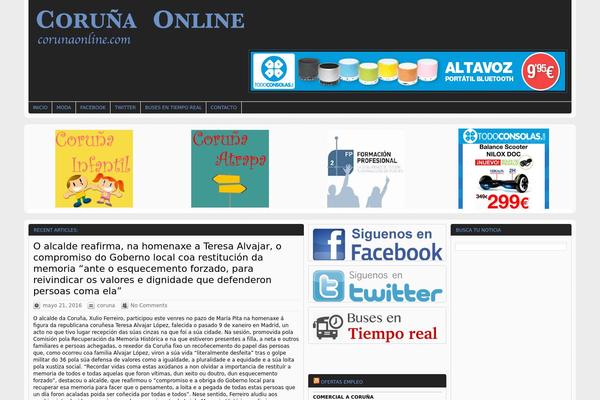 Masive-news theme site design template sample