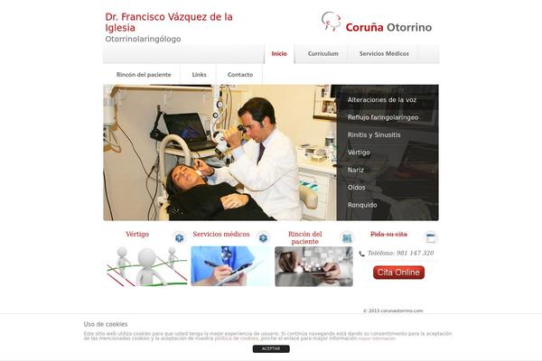 Medica theme site design template sample