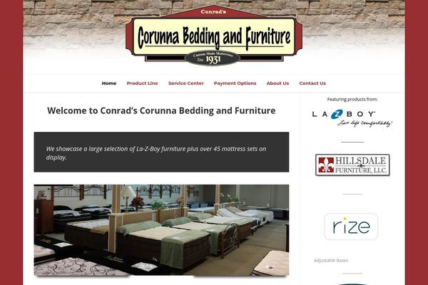 corunnabedding.com site used Unicon