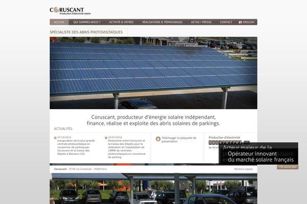 coruscant theme websites examples