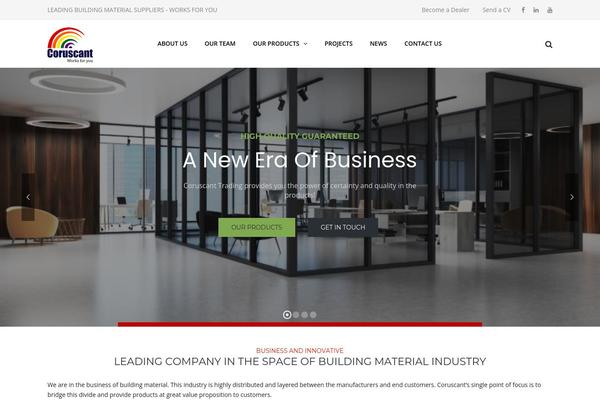 TheBuilt theme site design template sample