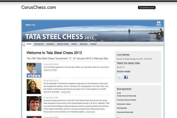 Journalist theme site design template sample