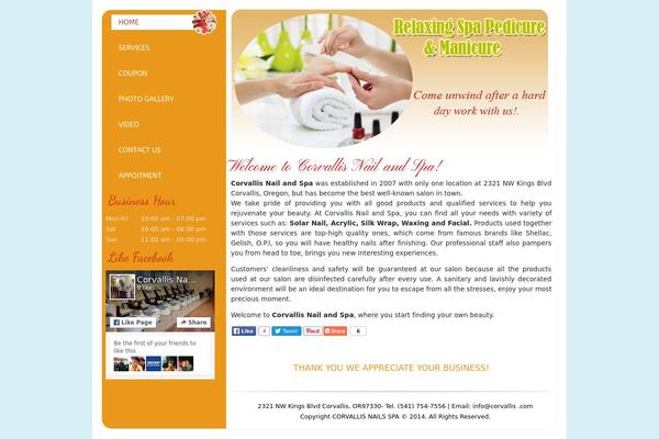 corvallisnailspa.com site used Corvallisnails