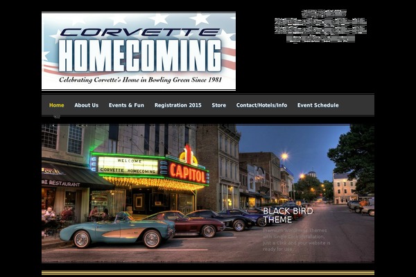Blackbird theme site design template sample